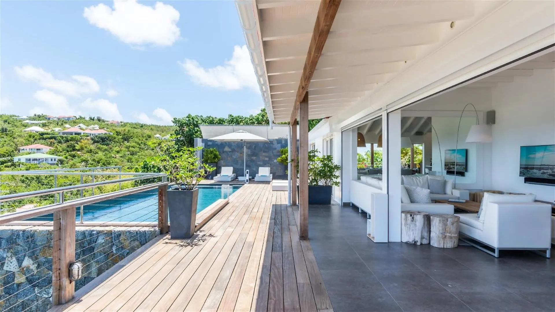 Delightful villa with natural ambience 古斯塔维亚 圣巴泰勒米